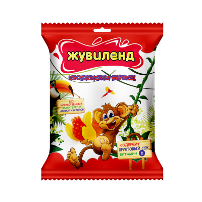 Жувиленд «Со вкусом тропических фруктов», 85г